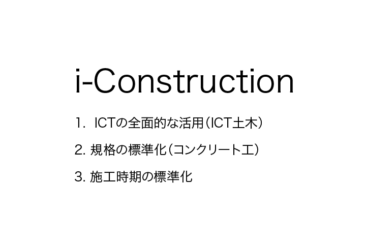 i-constructionの説明